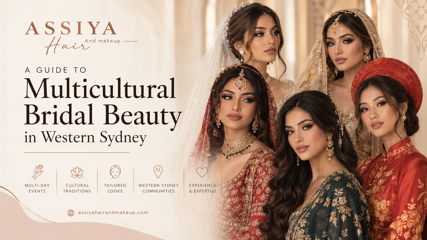 multicultural bridal makeup sydney